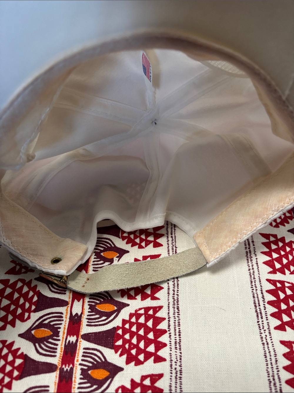 Tide White Embroidered Logo Rope-Detail Cap - Picture 7 of 7